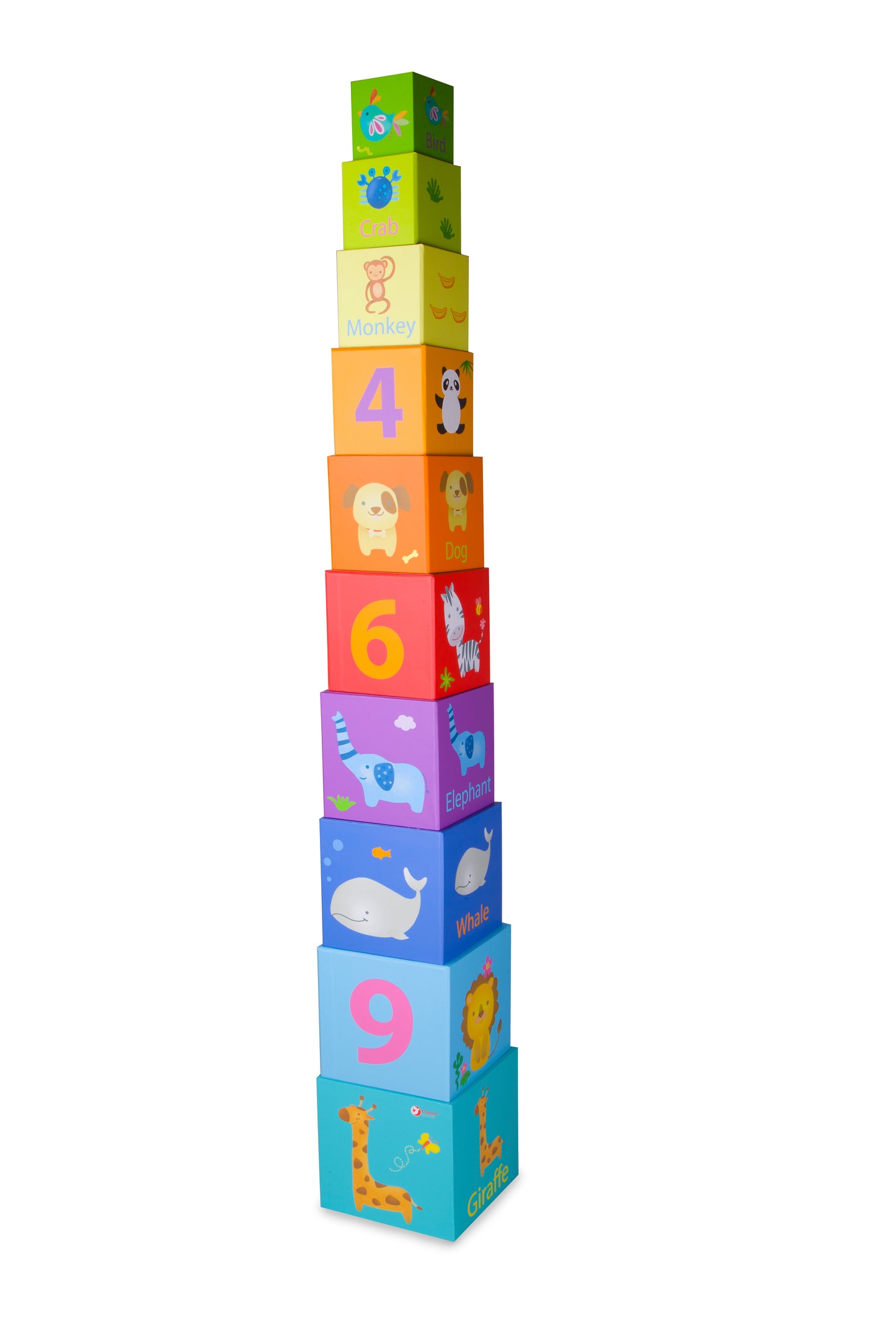 Classic World Animal Stacking Cubes