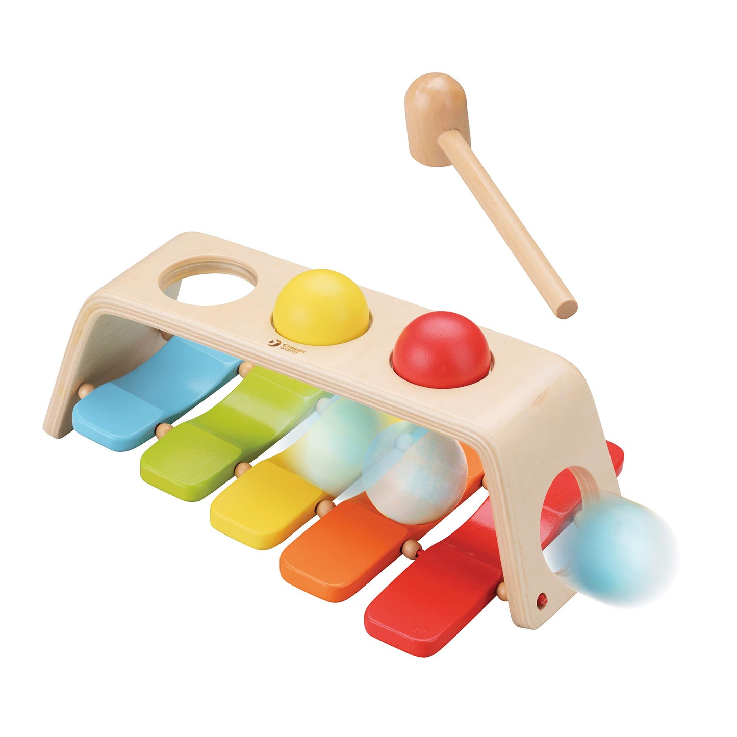 2-in-1 Hammer Bench with Xylophone