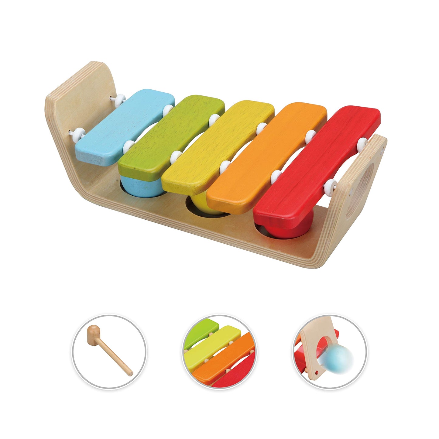 2-in-1 Hammer Bench with Xylophone