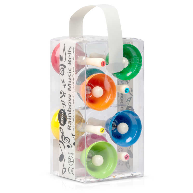 Rainbow Musical Hand Bells - Set of 8