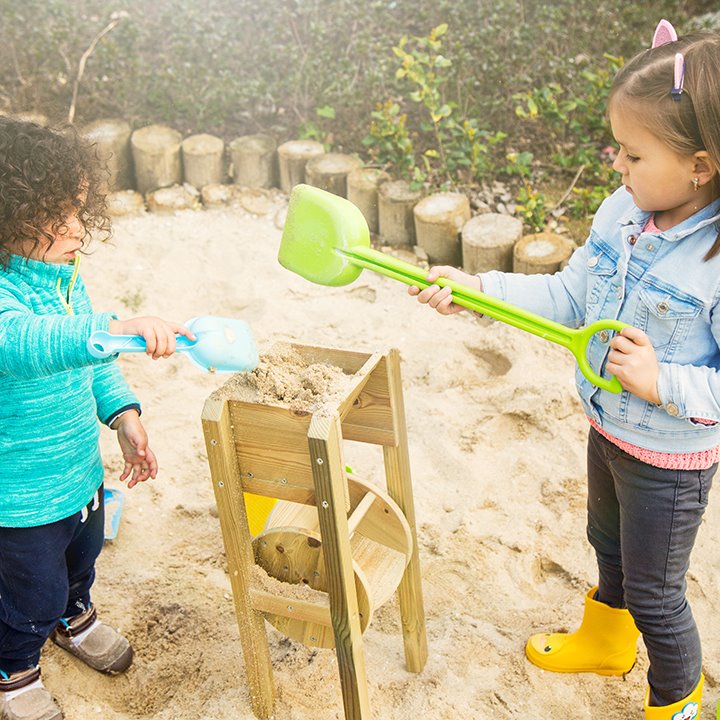 Wooden Sand Funnel