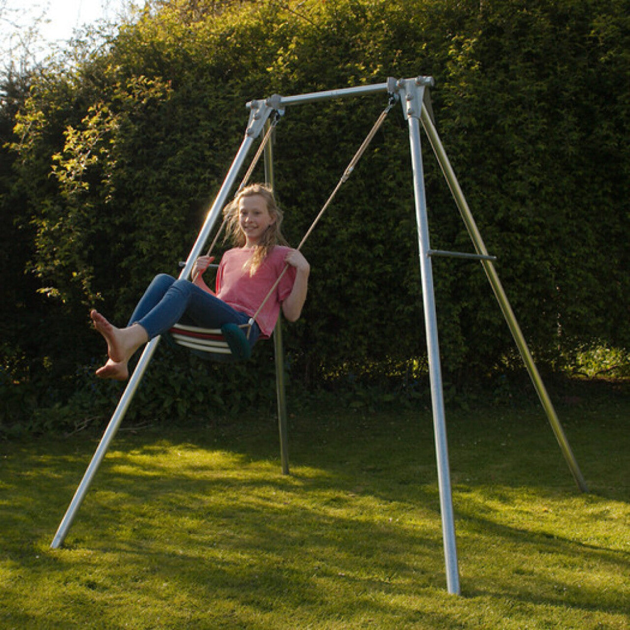 Single Galvanized Steel Swing Frame (Frame only)