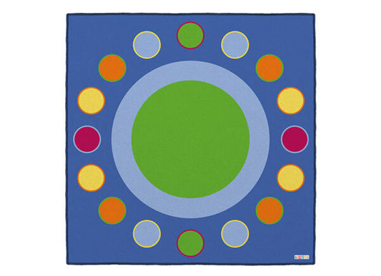 Coloured Circles Carpet 